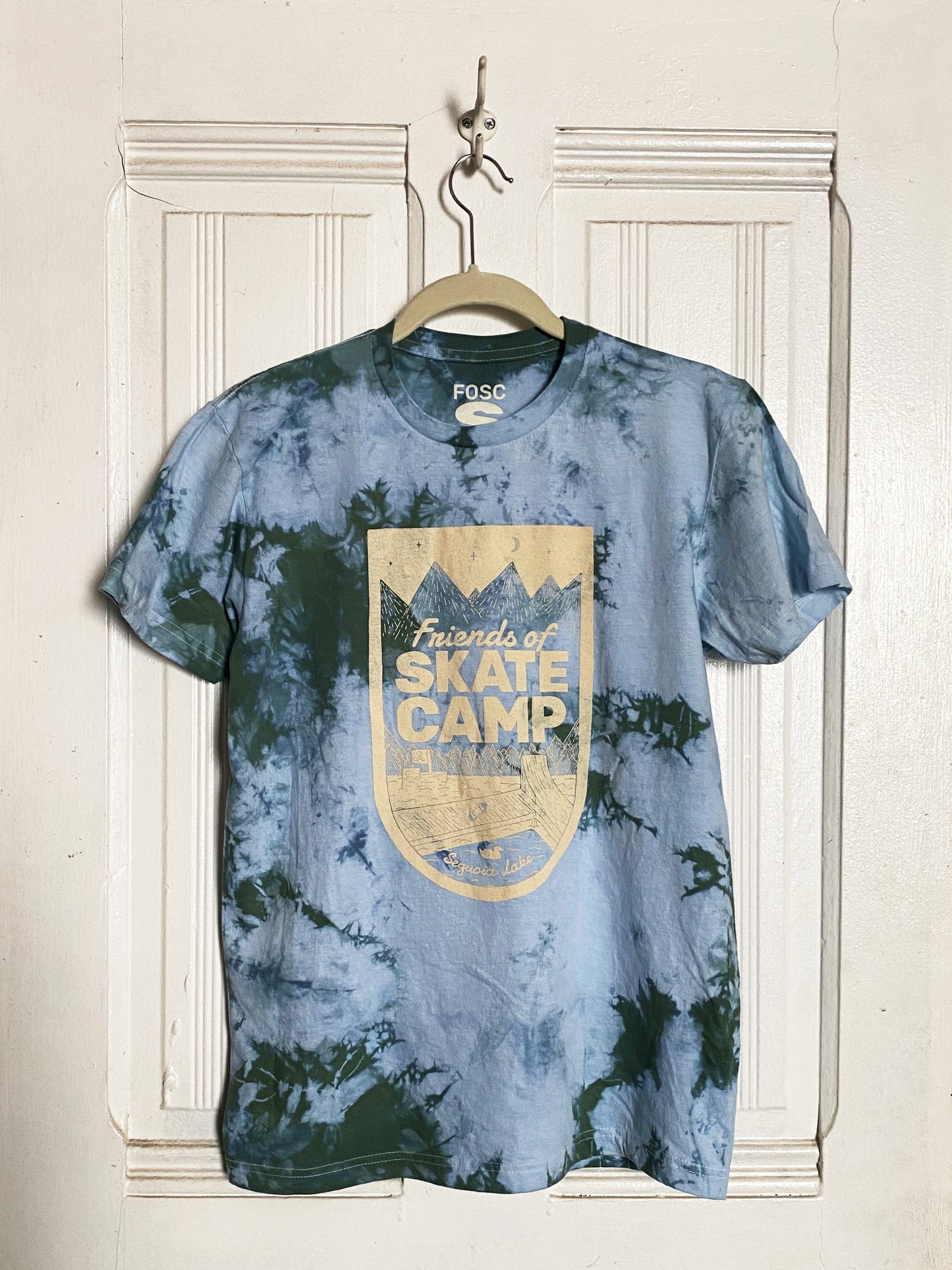 Logo Tee Tie Dye Forest Green Adult