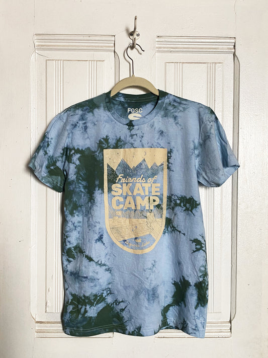 Logo Tee Tie Dye Forest Green Adult
